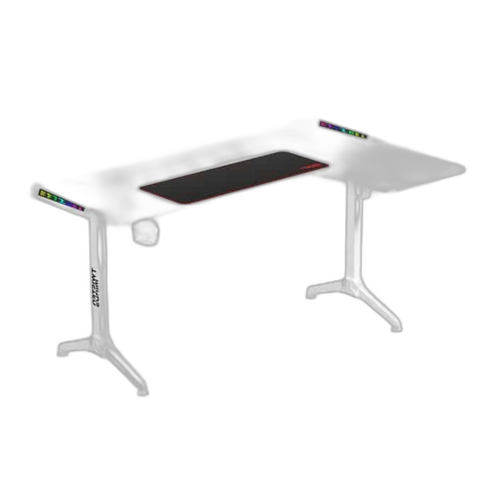Twisted Minds WARRIOR L-Shaped RGB Gaming Desk Right White 160*100*75cm