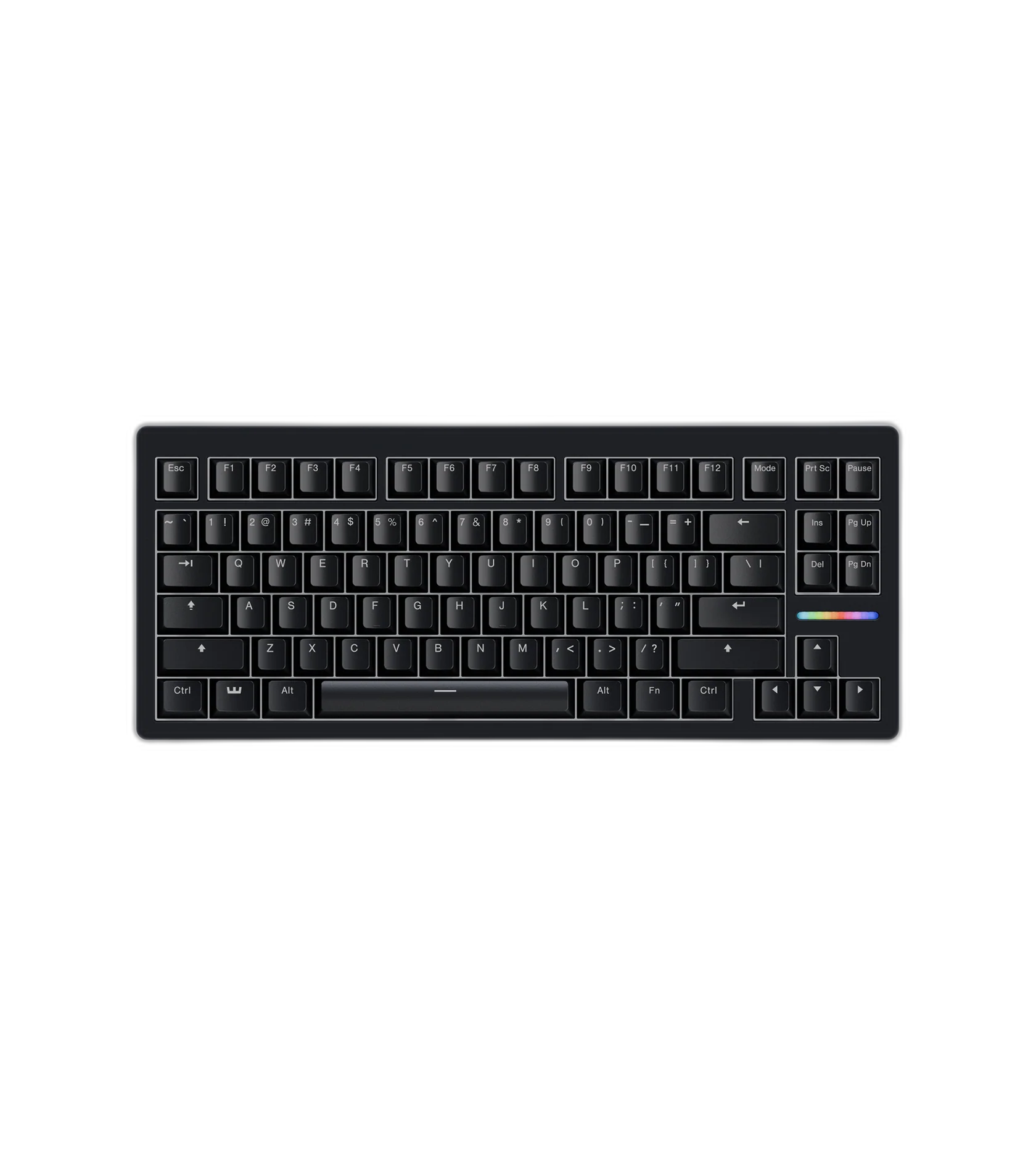 Wooting 80HE Rapid Trigger Gaming Keyboard, PCR Black