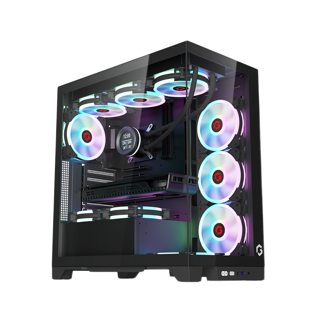 GAMEON Emperor Midnight IV Series Mid Tower Case