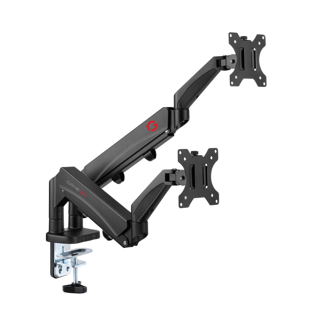 Gameon GO-5350 17-32 Inch Dual Monitor Arm - Black