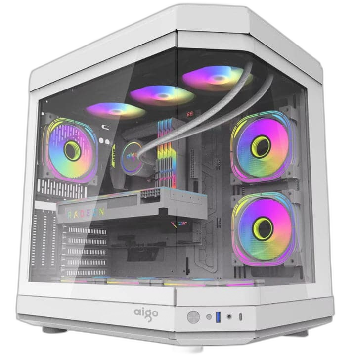 Dark Flash ARC2 Mini Gaming Case White