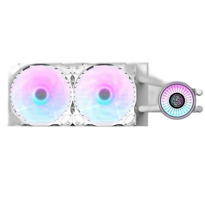 Dark Flash Nebula DN240 Liquid CPU Cooler White