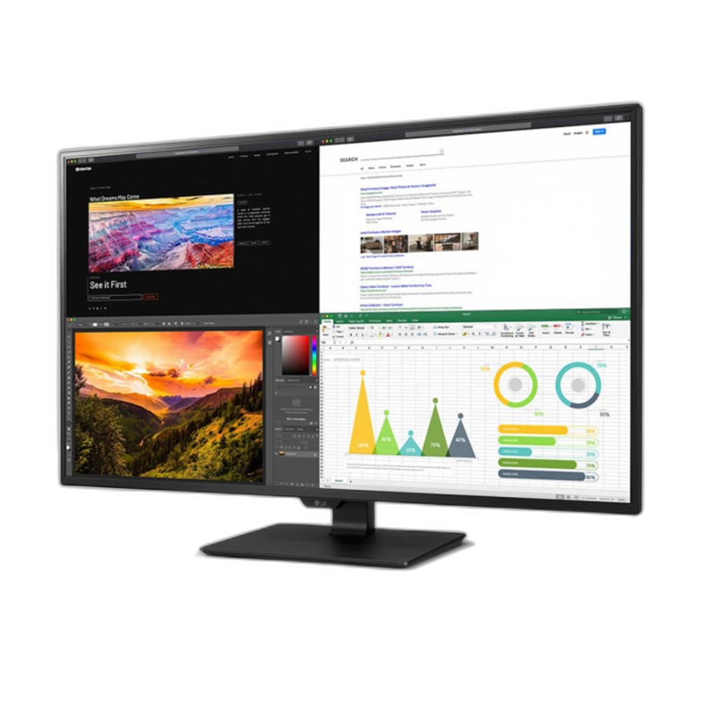 LG 43UN700-B 43 inch 4K IPS Monitor with USB-C
