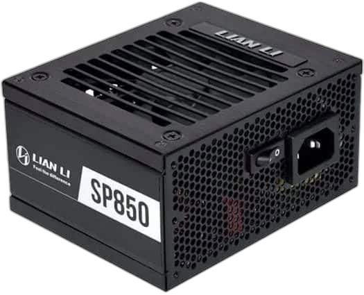 Lian LI SP 850 Watts 80+ Gold SFX Power Supply, Black
