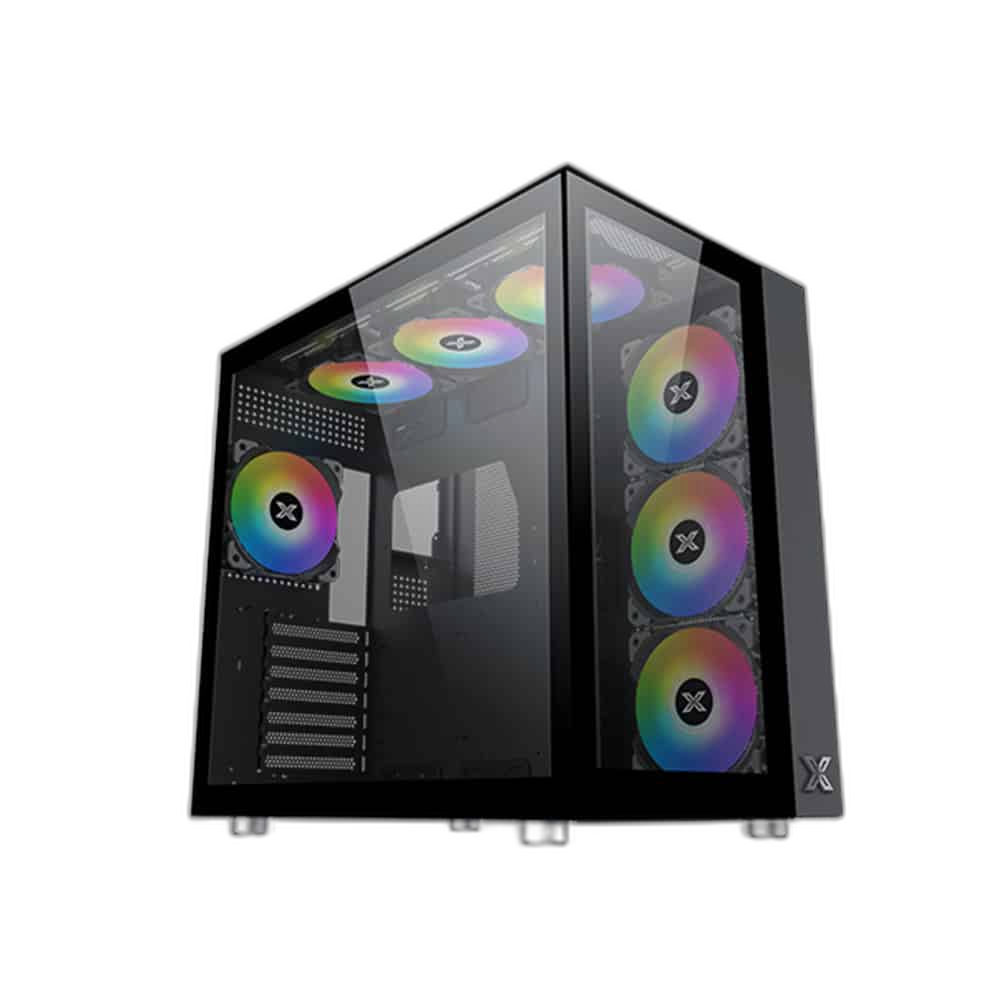 Xigmatek Aquarius Pro ATX Mid Tower Gaming Case - Black