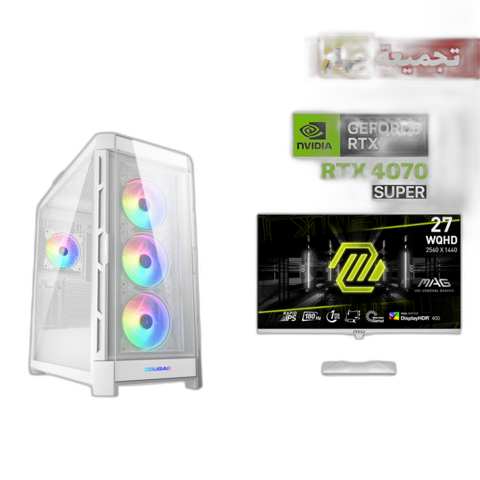 i7-14700K Gaming PC variant with monitor