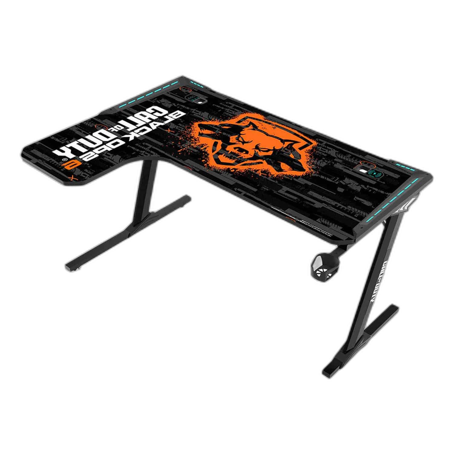 GameOn Black Ops 6 L-Shaped Gaming Desk - Left