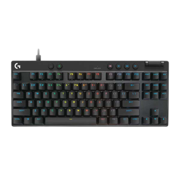 Logitech Pro X TKL Black Mechanical Gaming Keyboard, Wired