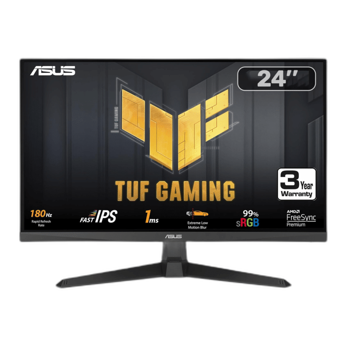 ASUS TUF Gaming VG249Q3R 23.8 inch gaming monitor