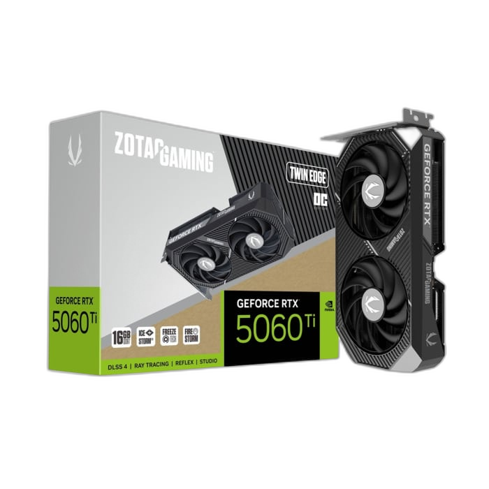 ZOTAC GeForce RTX 5060Ti 16GB GDDR7 Graphics Card