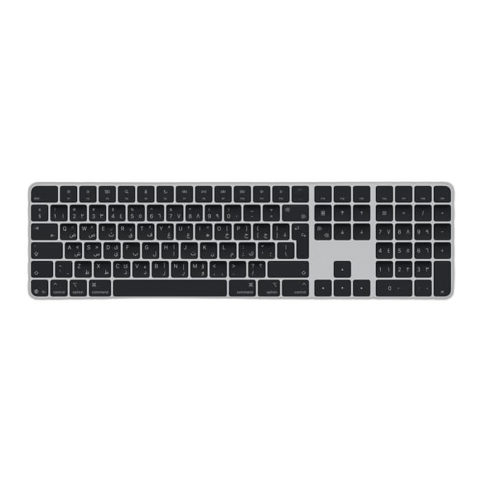 Apple Magic Keyboard with Touch ID and Numeric Keypad, Arabic Layout, Black