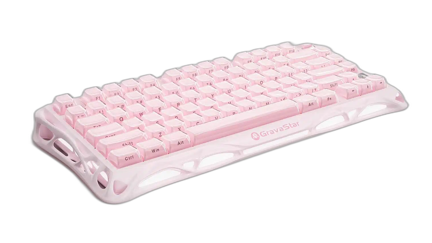 GravaStar Mercury K1 Sakura Pink Wireless Keyboard