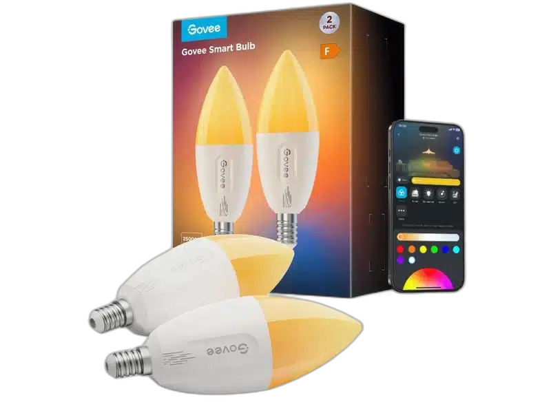 Govee B600CCC1 RGBWW Smart LED Bulbs 2-Pack