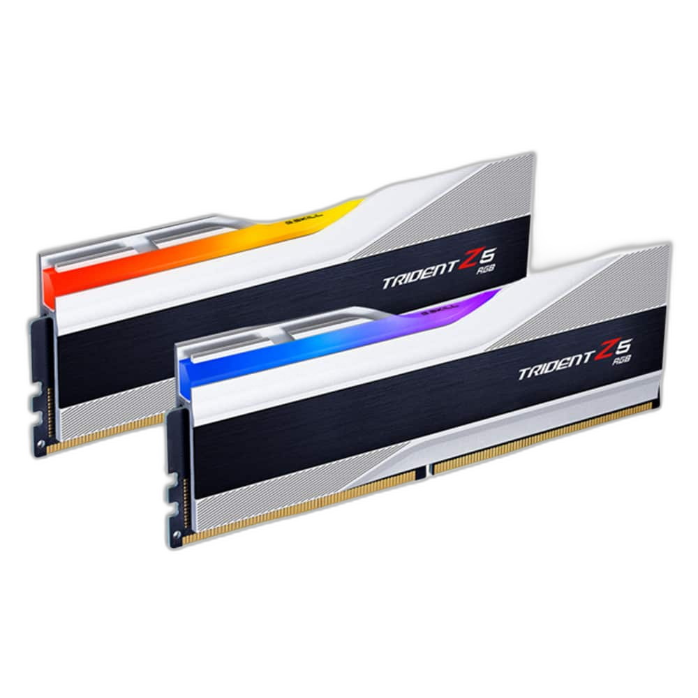 G.SKILL Trident Z5 RGB 32GB (2 x 16GB) DDR5 7200 Desktop Memory Silver