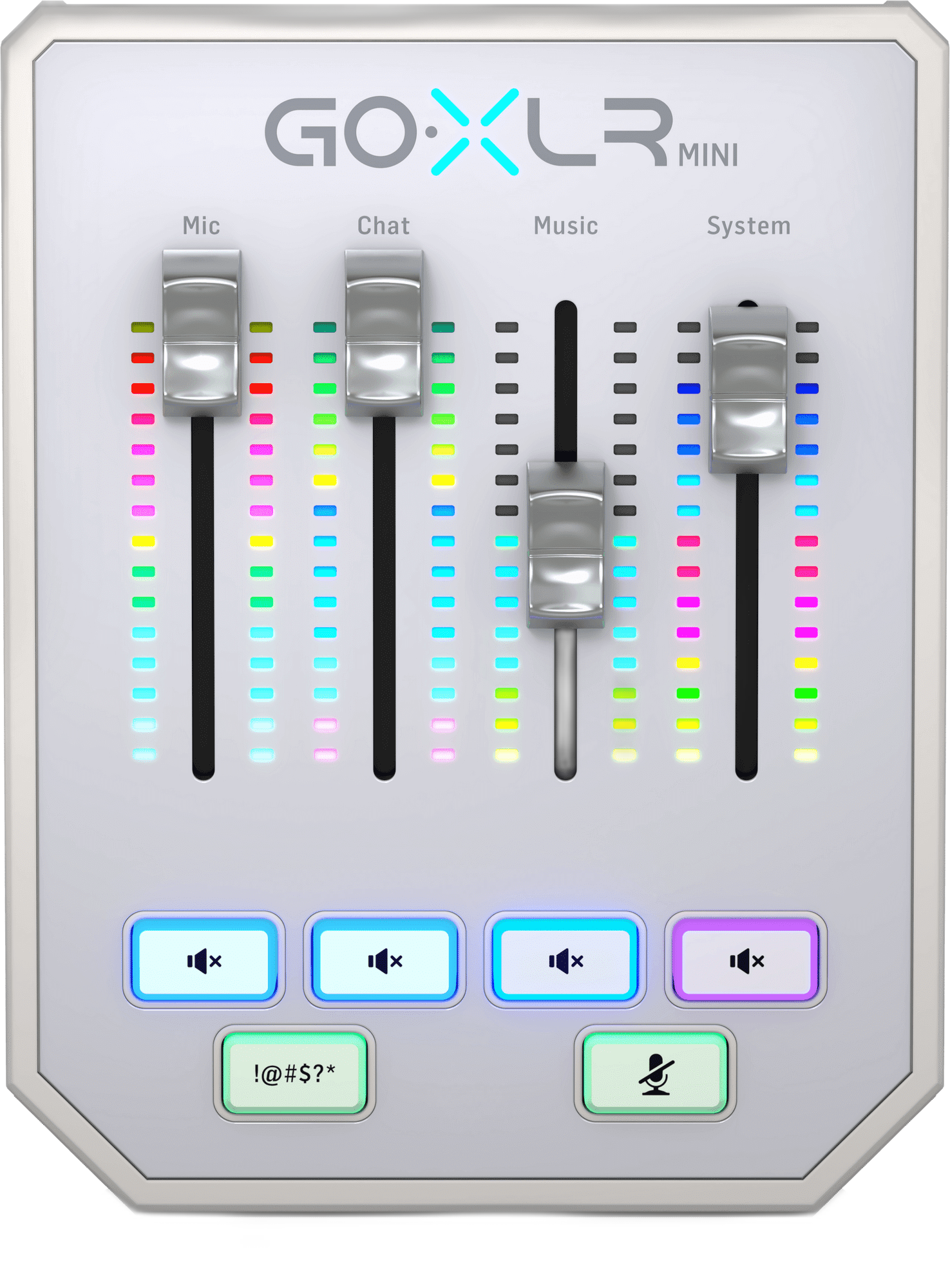 GoXLR Mini White Mixer and USB Audio Interface