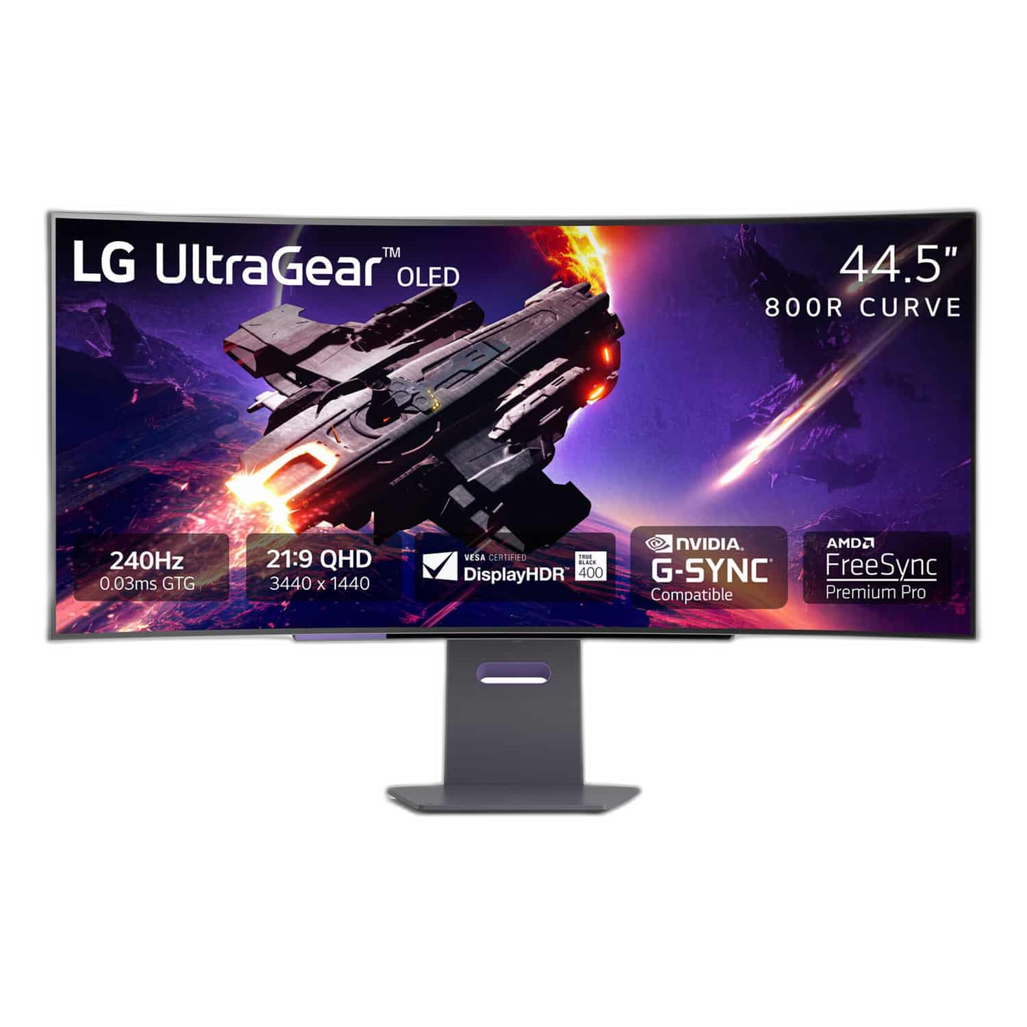 LG UltraGear 45GS95QE-B 45 inch UWQHD OLED 240Hz Monitor
