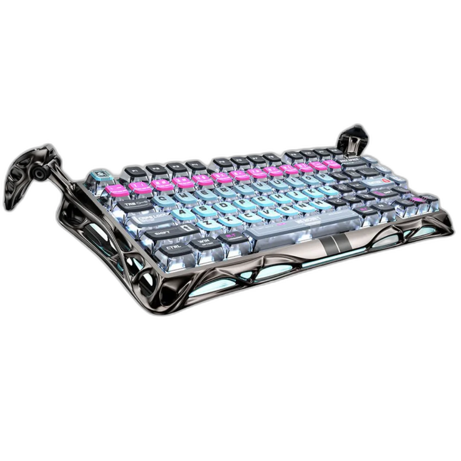 GravaStar Mercury V75 Pro Cyberpunk Gaming Keyboard, 75% Layout