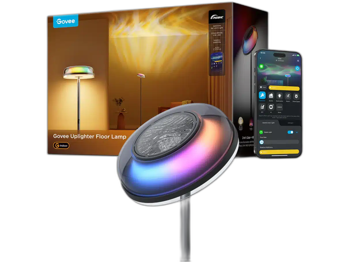 Govee Uplighter Floor Lamp 3-in-1 Smart Lighting - H60B0