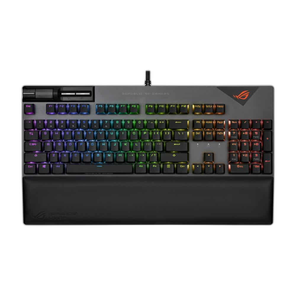 Asus XA08 Rog Strix Flare II Mechanical Wired Gaming Keyboard, Black