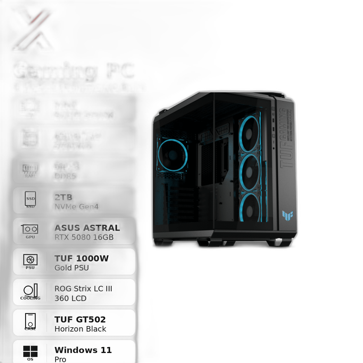 High-End Gaming PC, Intel i9-14900K