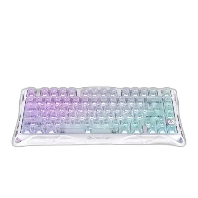 GravaStar Mercury K1 Lite Crystal Aurora 75% Wireless Keyboard
