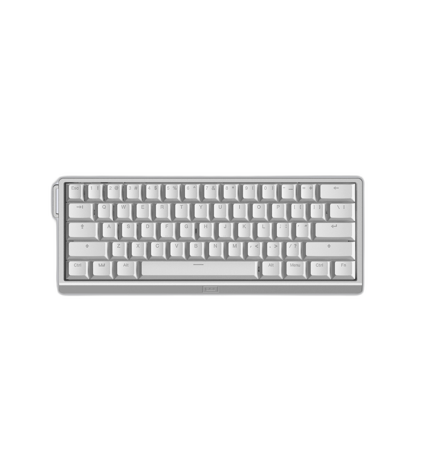 Wooting 60HE v2 60% Gaming Keyboard, Aluminium