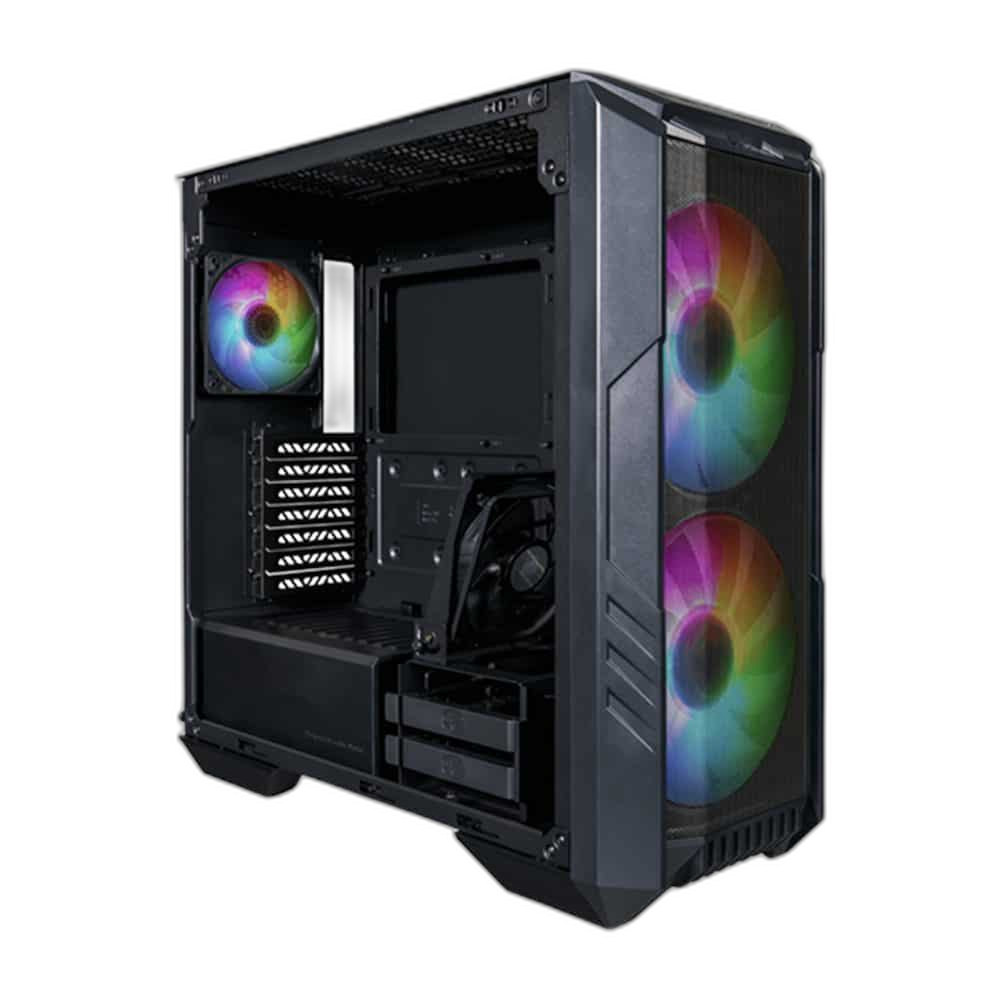 Cooler Master HAF 500 ARGB Mid Tower Case - Black