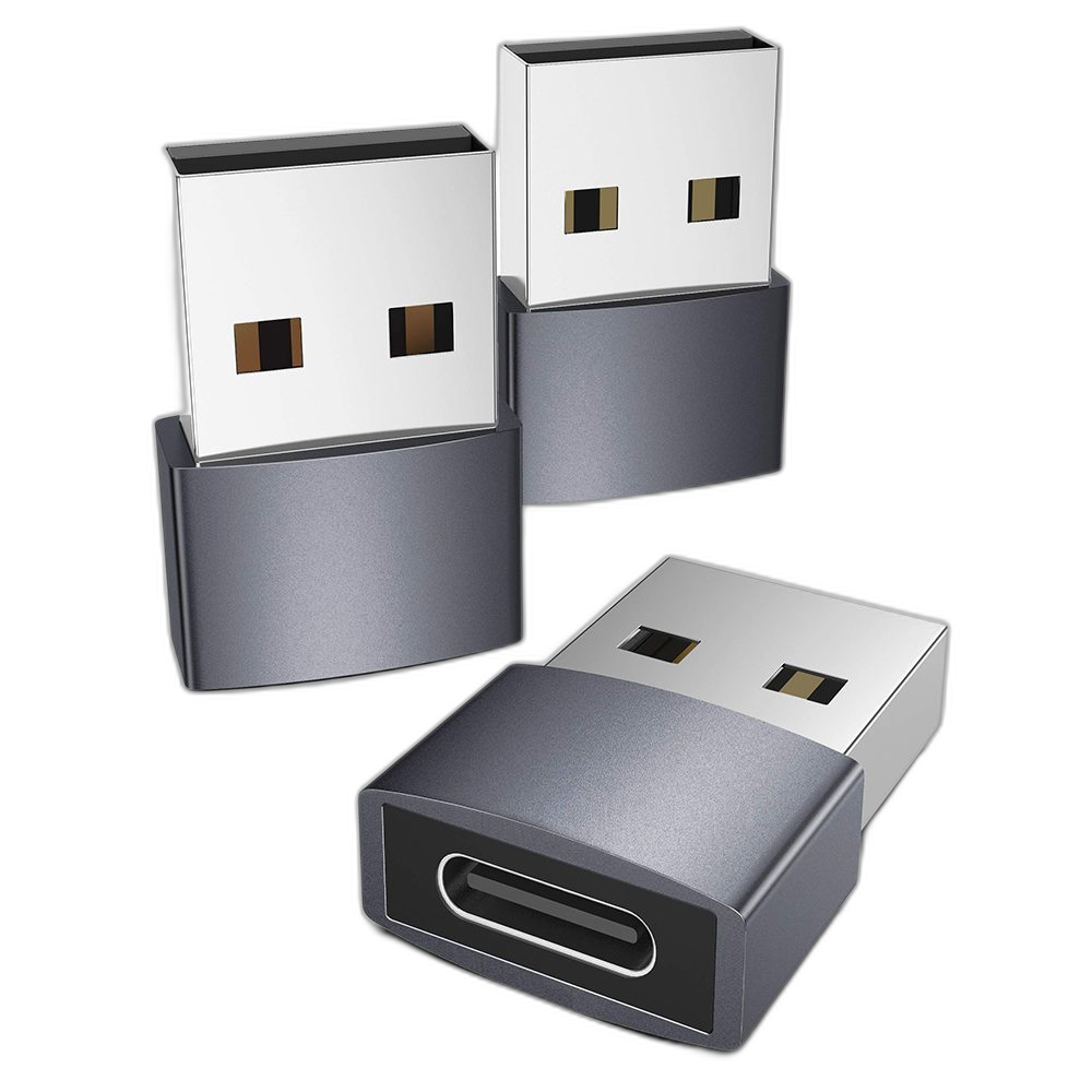 Syntech USB C Female to USB Male Adapter, 3 Pack