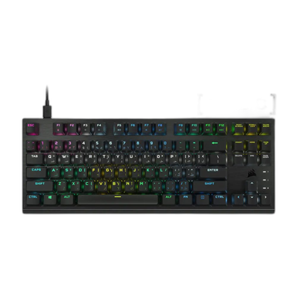 Corsair K60 PRO TKL RGB Optical Gaming Keyboard, Black