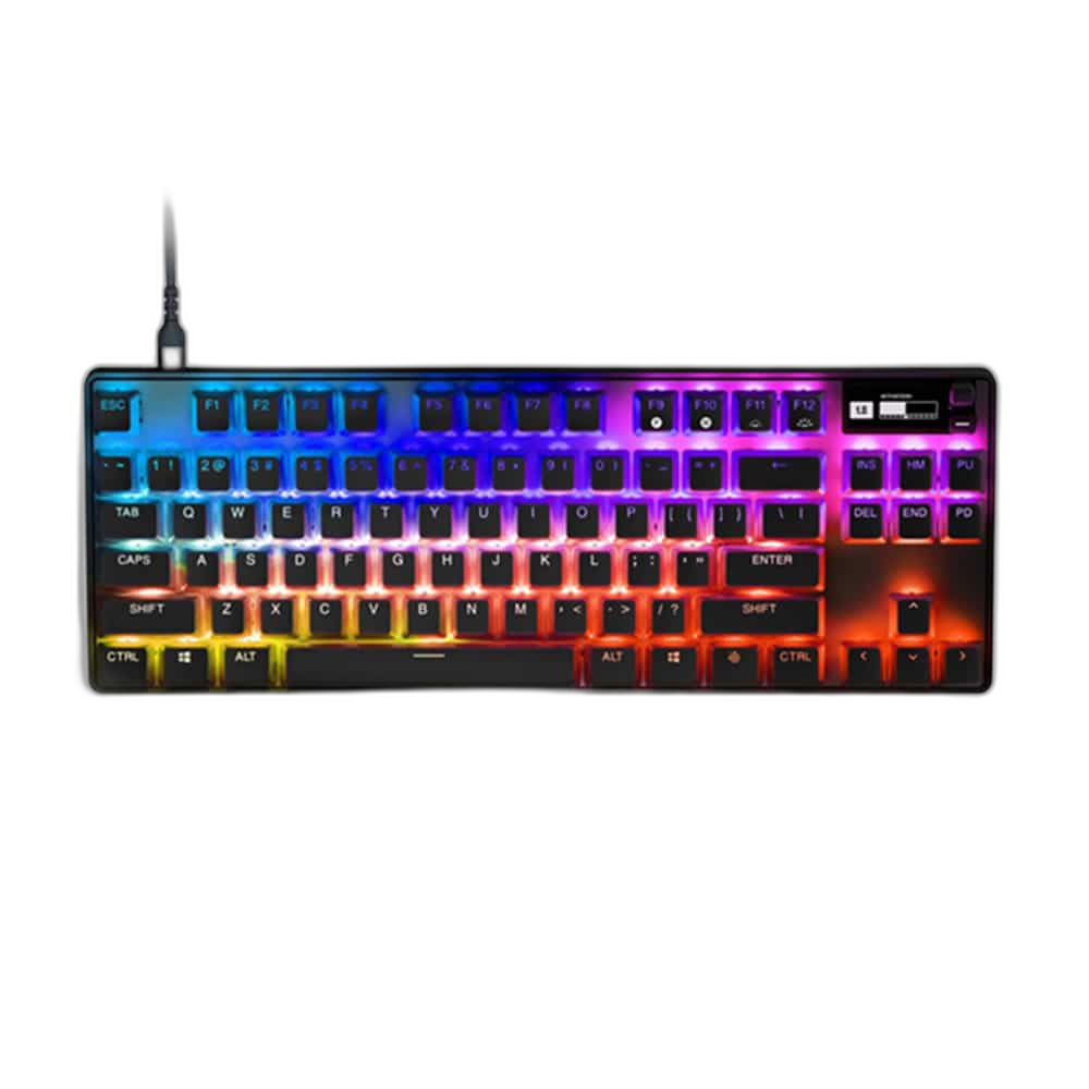 SteelSeries Apex Pro TKL 2023 Wired Mechanical Keyboard, Black