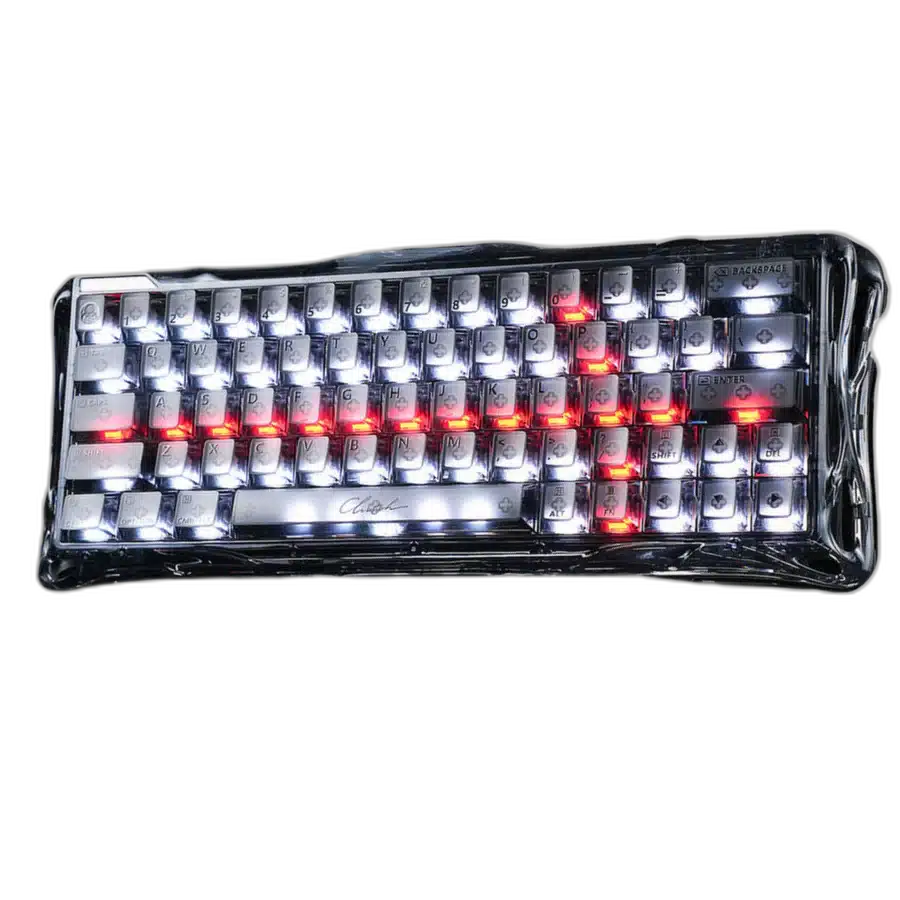 GravaStar Mercury V60 60% Hall Effect Gaming Keyboard - Onyx Crystal