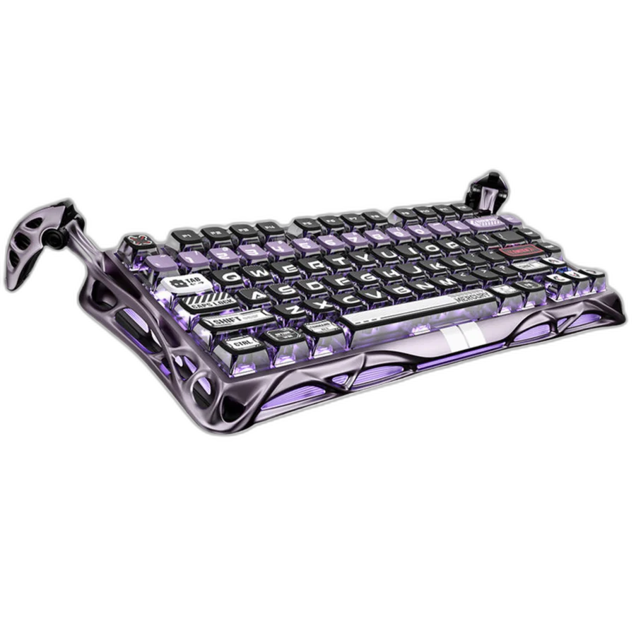 GravaStar Mercury V75 Pro Iron Purple 75% Hall Effect Gaming Keyboard