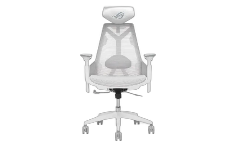 ASUS ROG Destrier Core Ergo Gaming Chair - White Mesh Adjustable