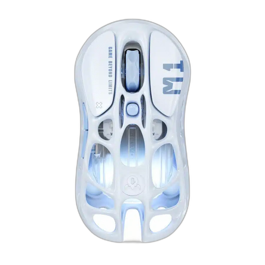 GravaStar Mercury M1 Pro Ice Blue Wireless Gaming Mouse, 88g