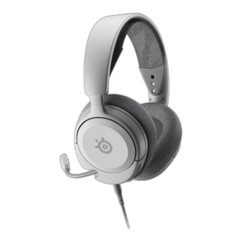 SteelSeries Arctis Nova 1 White Wired Gaming Headset, 40mm Drivers