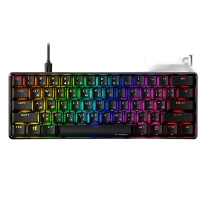 HyperX Alloy Origins 60 Mechanical Gaming Keyboard - Red Switch - Black