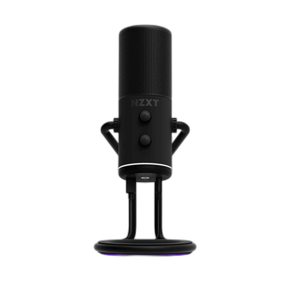 NZXT Wired USB Microphone, Black/White