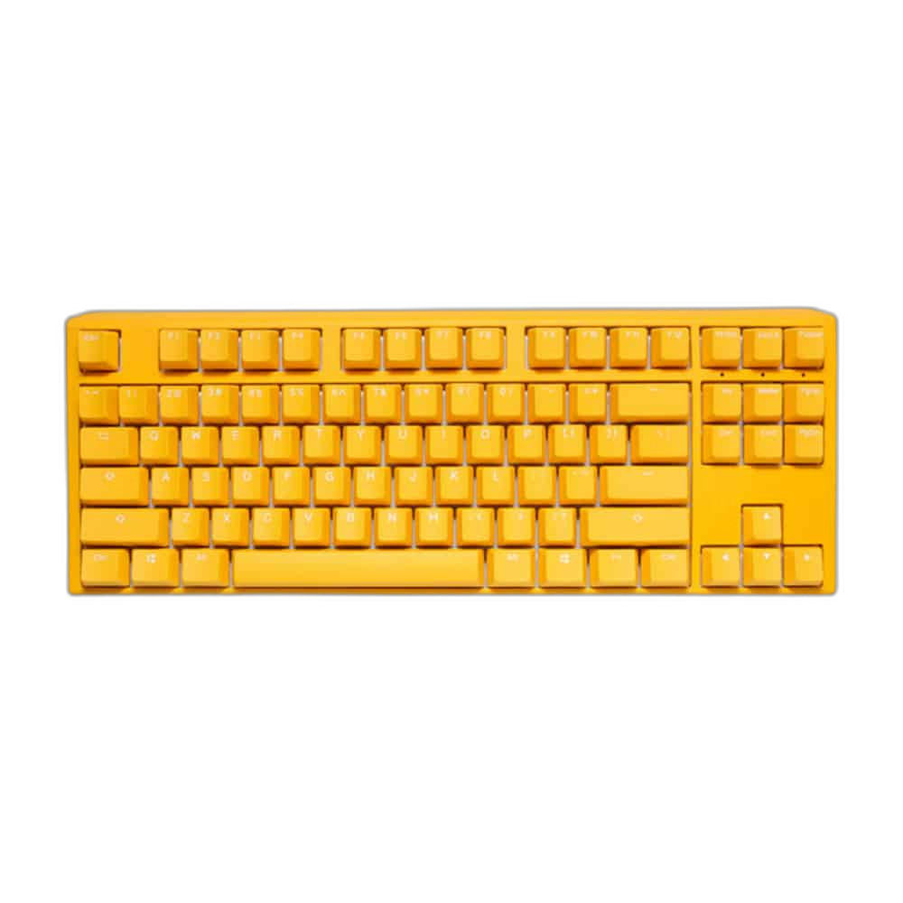 Ducky One 3 Yellow TKL Hot-Swap RGB Mechanical Keyboard, Yellow