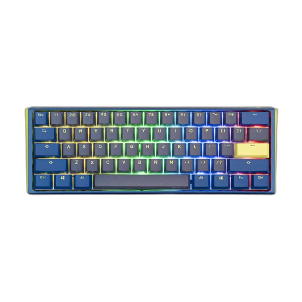 Ducky One 3 Mini DayBreak TKL Hot-Swap RGB Keyboard, Blue/Yellow